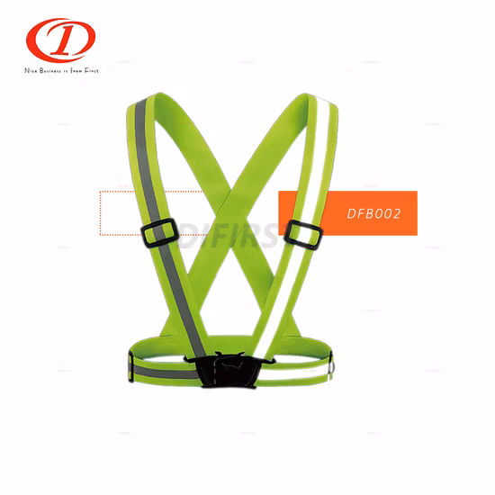 反射テープ付き工場からのカラフルな反射安全ベルト Dfb002
