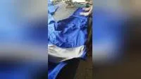 メンズ コントラスト安全作業服ビブパンツ