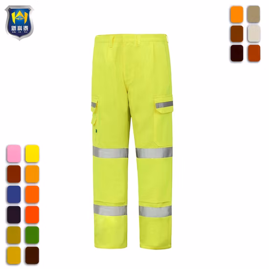 OEM カスタマイズされた安全反射 Hi Vis 反射防水作業服安全交通作業服パンツ